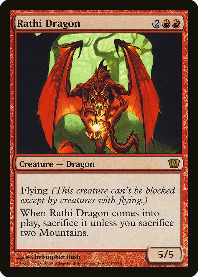 Dragão de Rath / Rathi Dragon - Magic: The Gathering - MoxLand