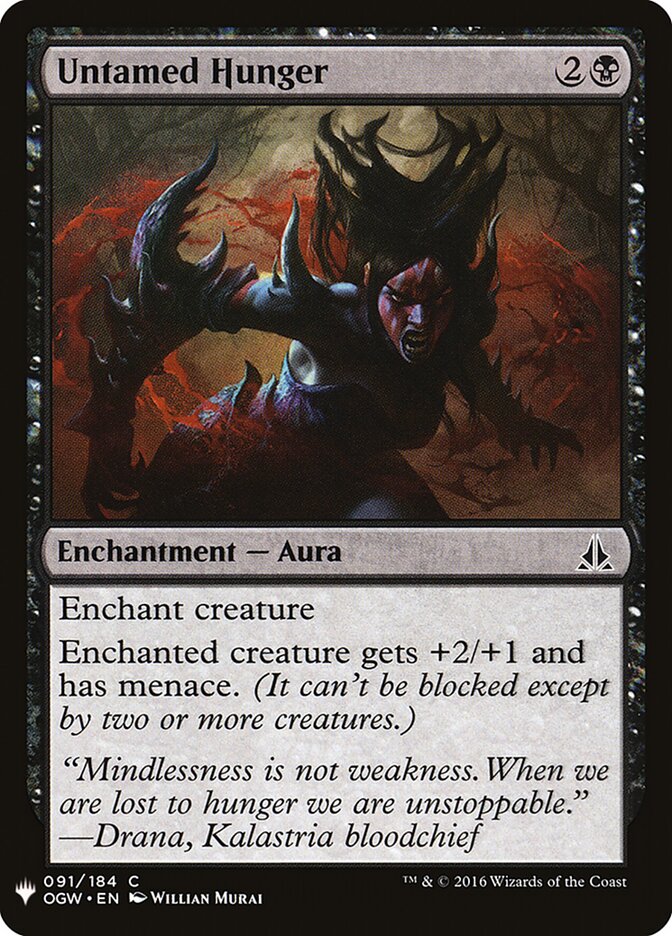 Fome Indomada / Untamed Hunger - Magic: The Gathering - MoxLand