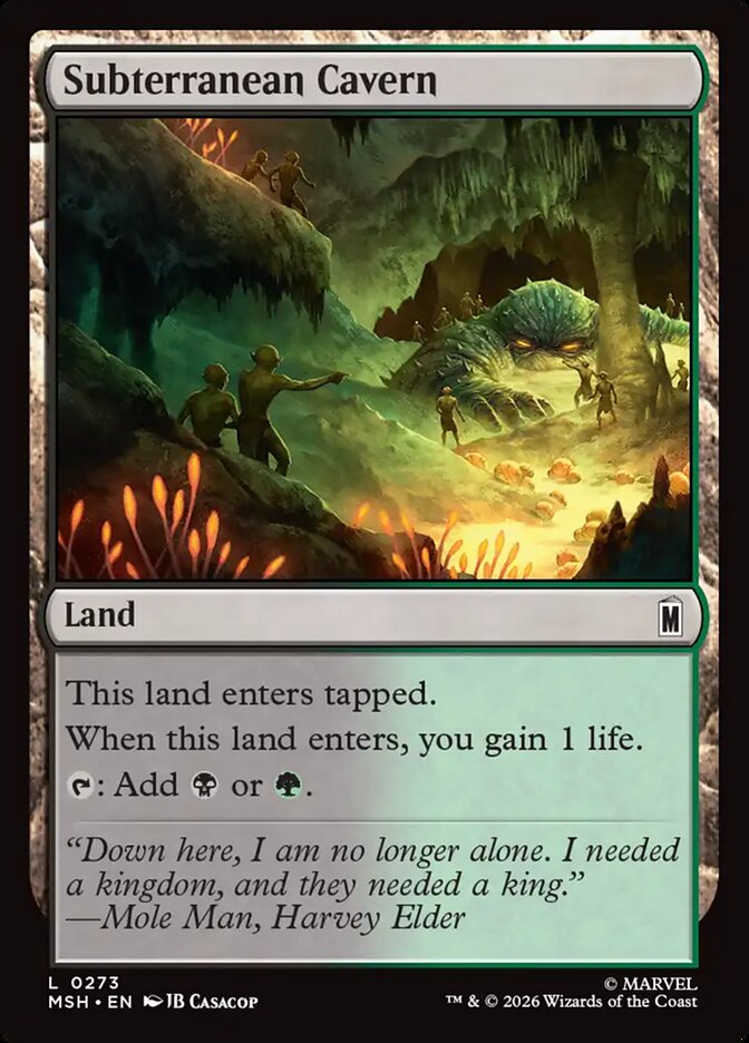 Subterranean Cavern - Magic: The Gathering - MoxLand