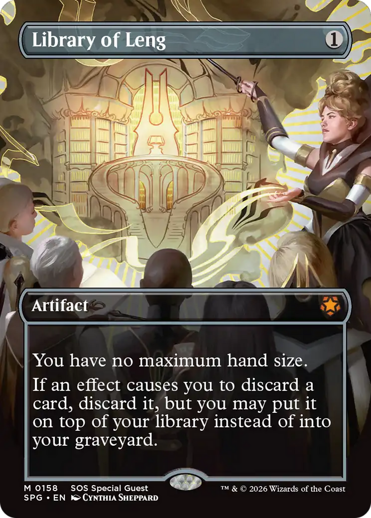 Grimório de Leng / Library of Leng - Magic: The Gathering - MoxLand