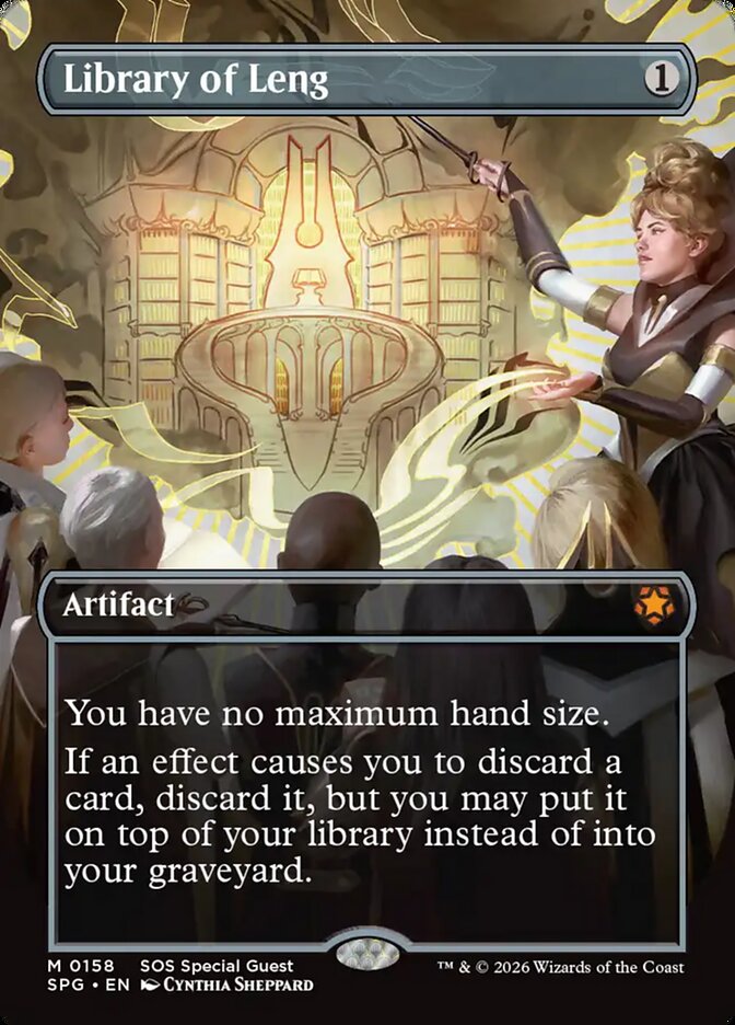 Grimório de Leng / Library of Leng - Magic: The Gathering - MoxLand