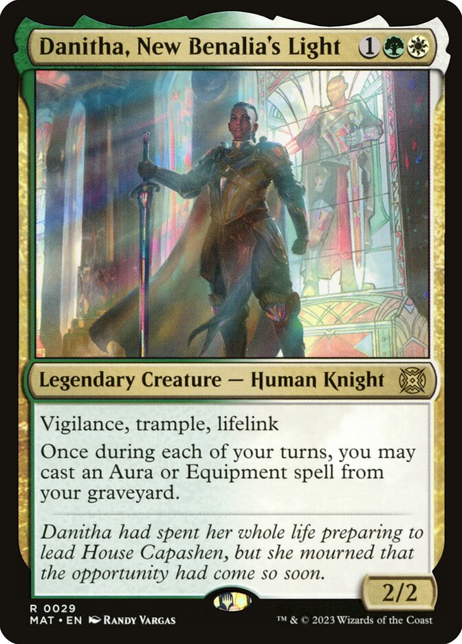 Danitha, Luz de Nova Benália / Danitha, New Benalia's Light - Magic: The Gathering - MoxLand
