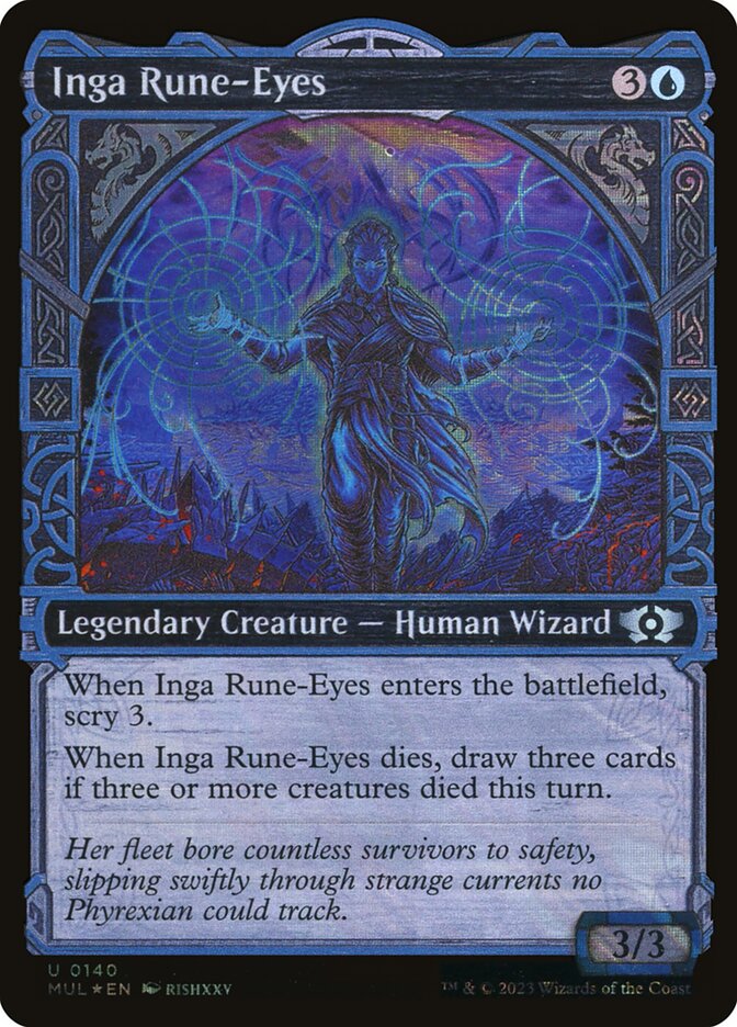 Inga Olhos Rúnicos / Inga Rune-Eyes - Magic: The Gathering - MoxLand