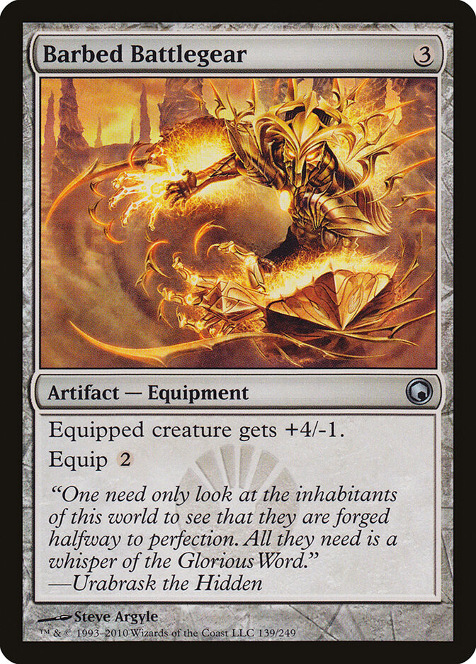 Equipamento de Batalha Farpado / Barbed Battlegear - Magic: The Gathering - MoxLand
