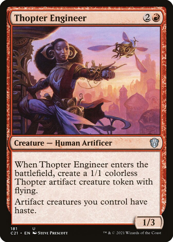 Engenheira de Tópteros / Thopter Engineer - Magic: The Gathering - MoxLand