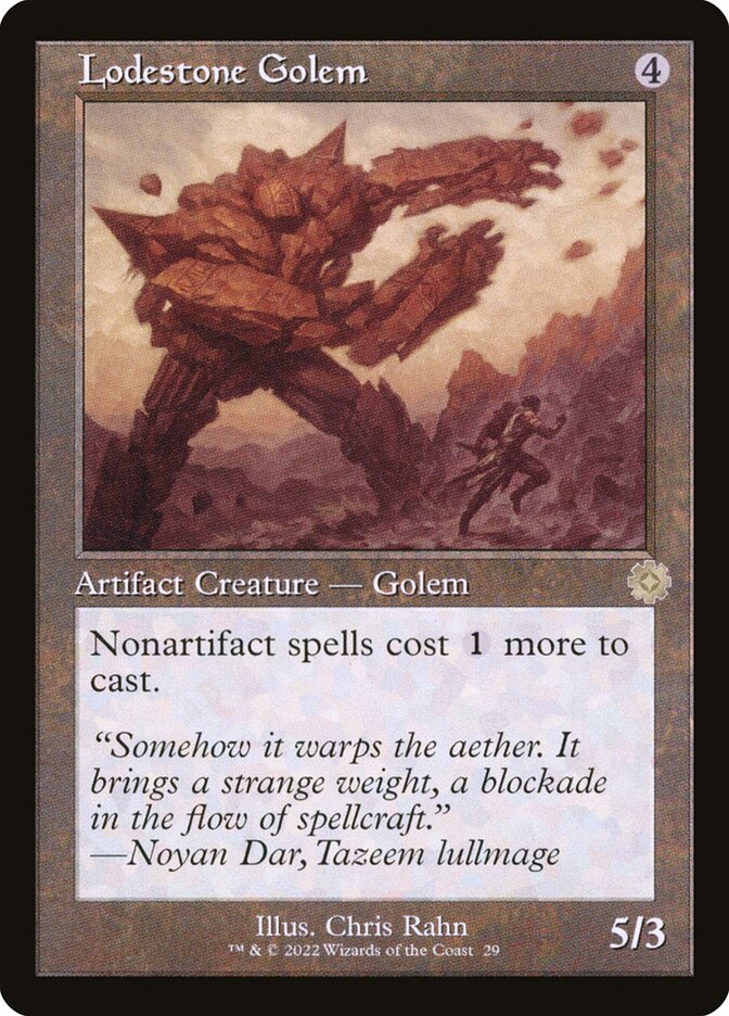 Golem de Magnetita / Lodestone Golem - Magic: The Gathering - MoxLand