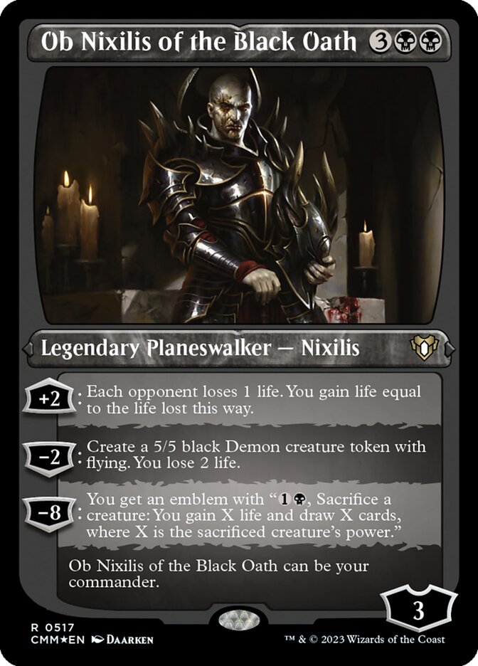 Ob Nixilis do Juramento Negro / Ob Nixilis of the Black Oath - Magic: The Gathering - MoxLand