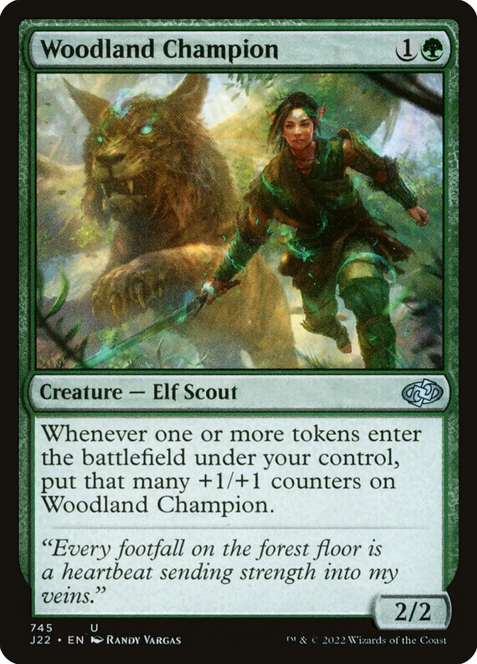Campeã da Mata / Woodland Champion - Magic: The Gathering - MoxLand