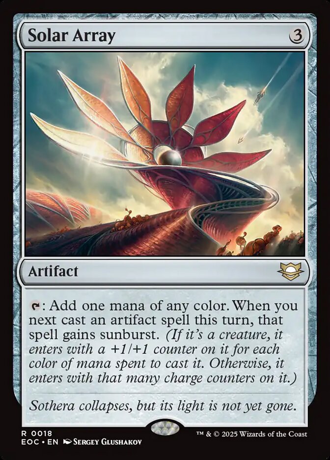 Solar Array - Magic: The Gathering - MoxLand