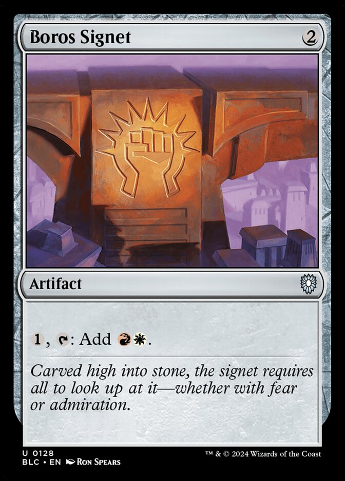 Sinete Boros / Boros Signet - Magic: The Gathering - MoxLand