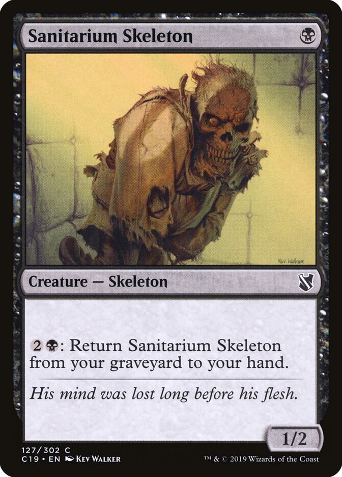 Esqueleto do Sanatório / Sanitarium Skeleton - Magic: The Gathering - MoxLand