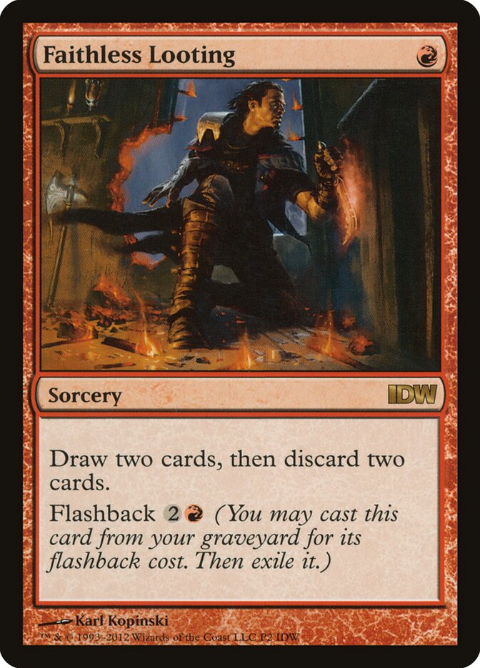 Pilhagem Infiel / Faithless Looting - Magic: The Gathering - MoxLand