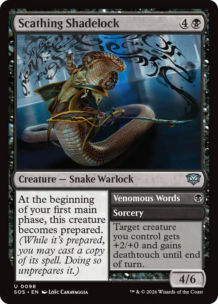 Scathing Shadelock - Magic: The Gathering - MoxLand