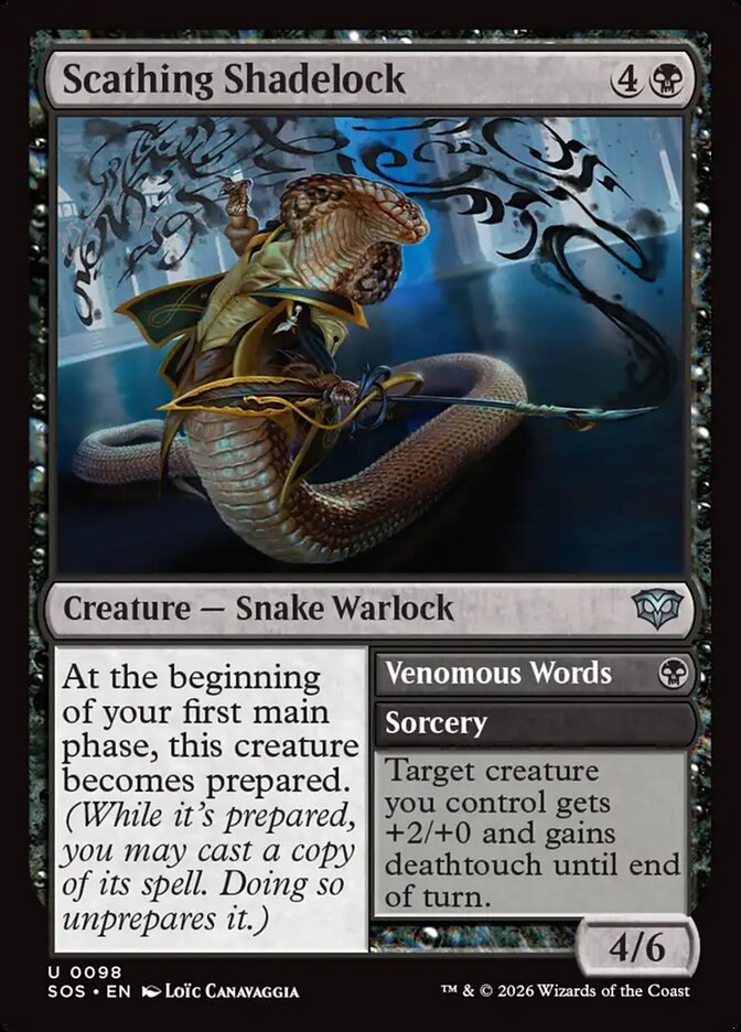 Scathing Shadelock - Magic: The Gathering - MoxLand