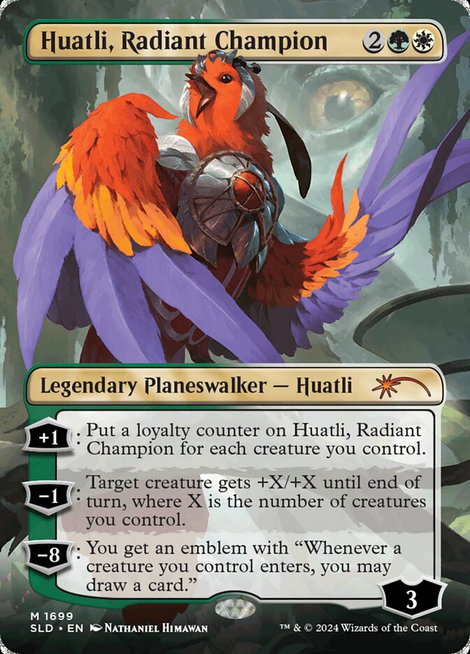 Huatli, Campeã Radiante / Huatli, Radiant Champion - Magic: The Gathering - MoxLand