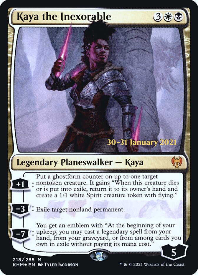 Kaya, a Inexorável / Kaya the Inexorable - Magic: The Gathering - MoxLand