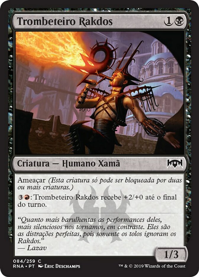 Trombeteiro Rakdos / Rakdos Trumpeter - Magic: The Gathering - MoxLand