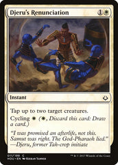 Renúncia de Djeru / Djeru's Renunciation - Magic: The Gathering - MoxLand