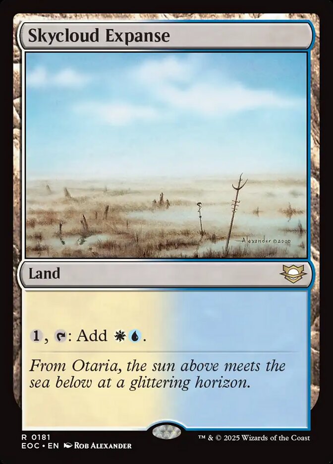 Vastidão de Skycloud / Skycloud Expanse - Magic: The Gathering - MoxLand
