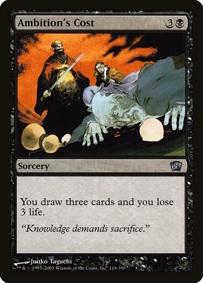 Custo da Ambição / Ambition's Cost - Magic: The Gathering - MoxLand