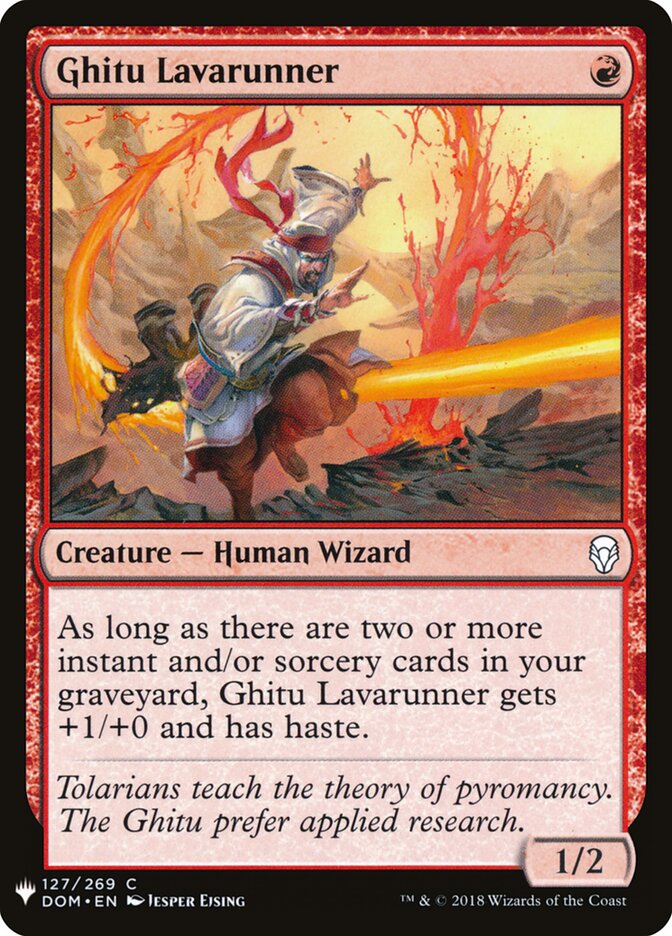 Corredor de Lava Ghitu / Ghitu Lavarunner - Magic: The Gathering - MoxLand