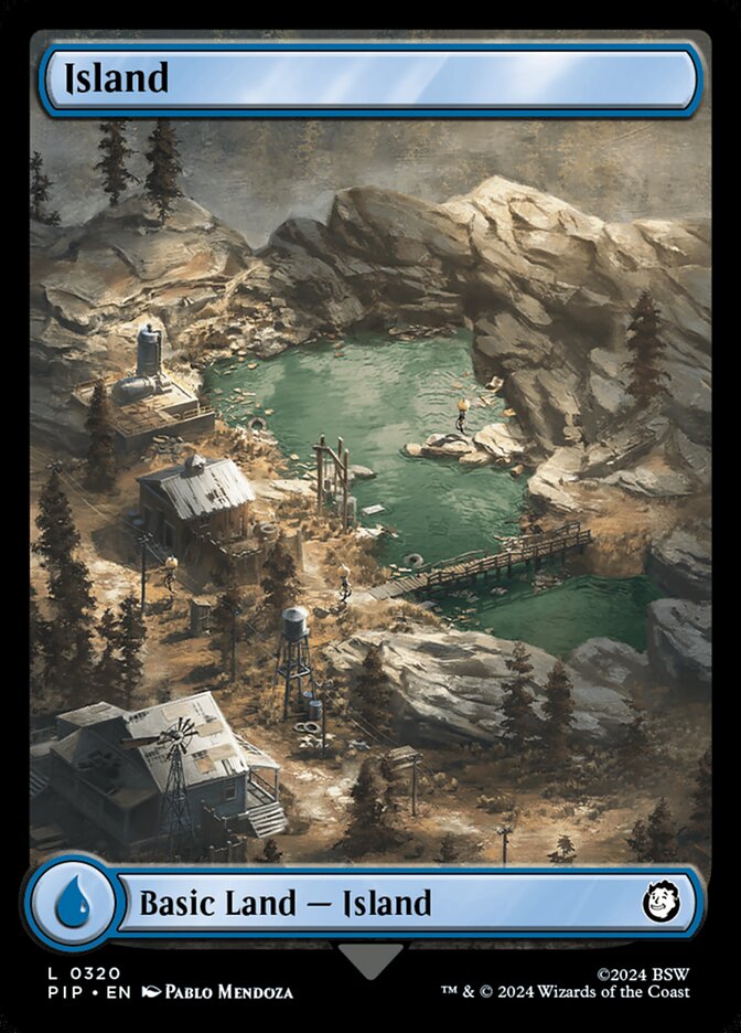 Ilha / Island - Magic: The Gathering - MoxLand