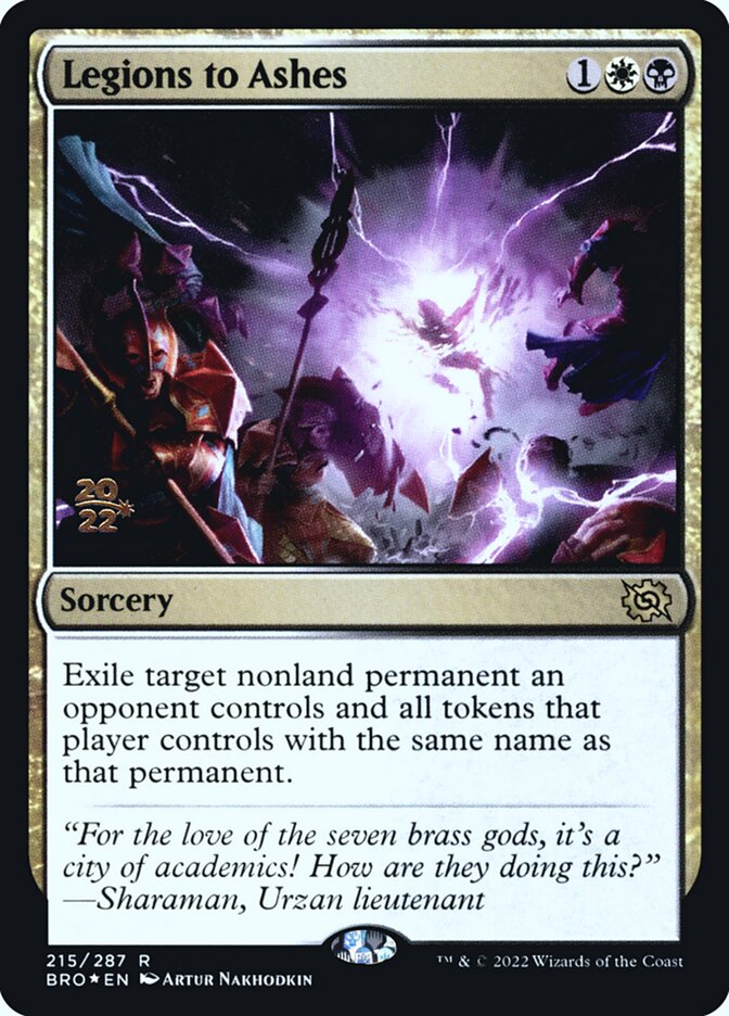 De Legiões a Cinzas / Legions to Ashes - Magic: The Gathering - MoxLand