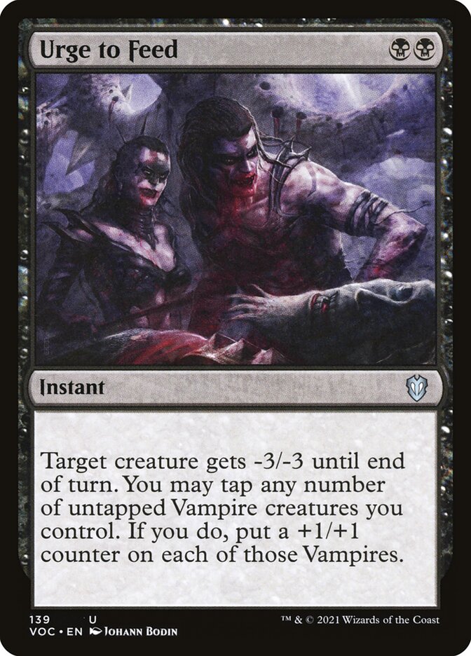 Apetite Insaciável / Urge to Feed - Magic: The Gathering - MoxLand