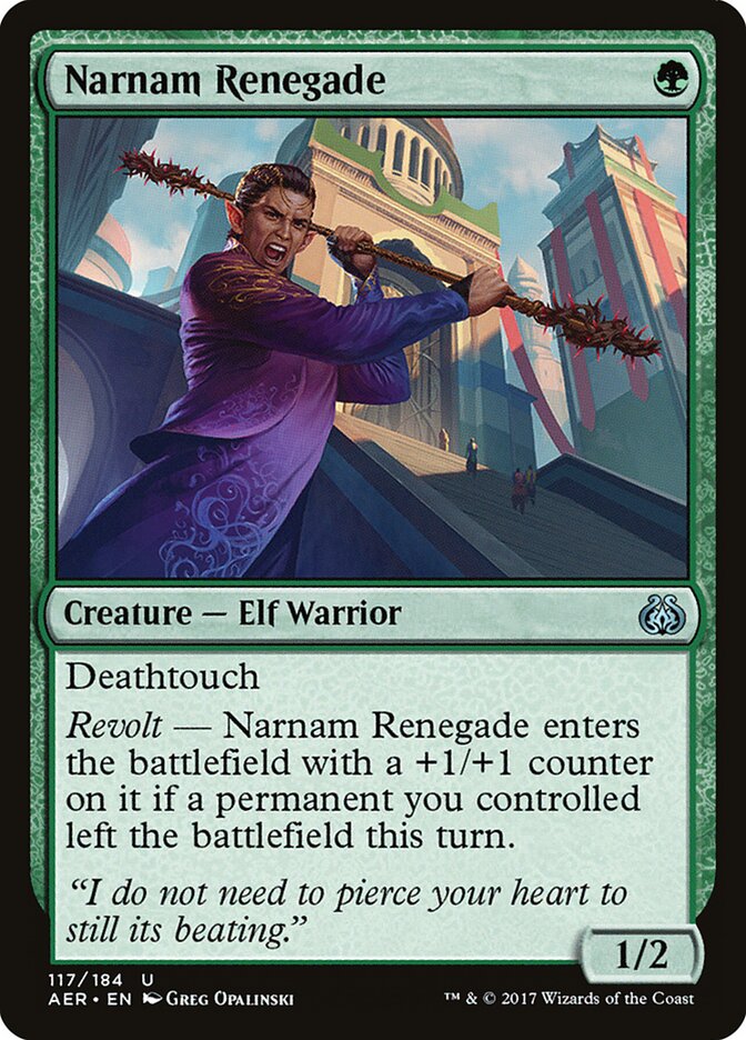 Renegado de Narnam / Narnam Renegade - Magic: The Gathering - MoxLand