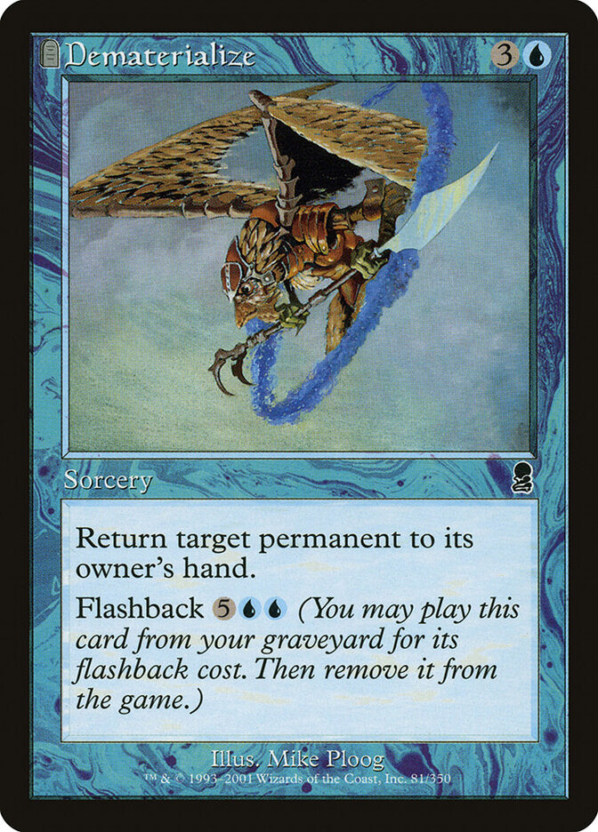 Desmaterializar / Dematerialize - Magic: The Gathering - MoxLand