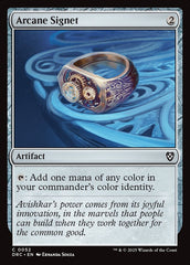 Sinete Arcano / Arcane Signet - Magic: The Gathering - MoxLand