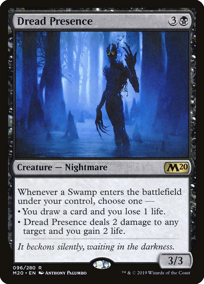 Presença Medonha / Dread Presence - Magic: The Gathering - MoxLand