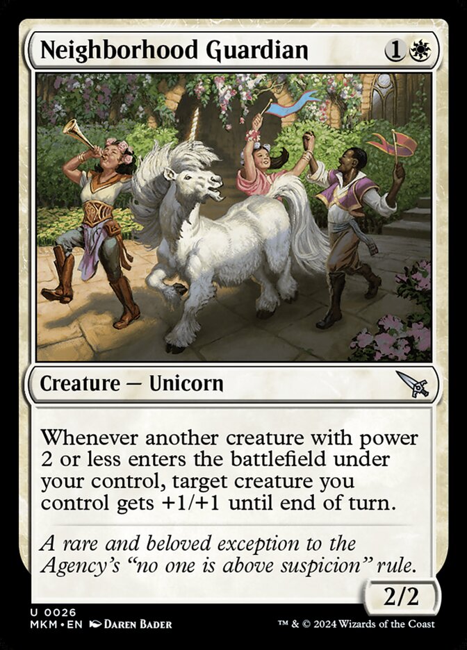 Guardião da Vizinhança / Neighborhood Guardian - Magic: The Gathering - MoxLand
