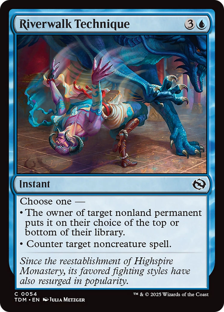 Técnica do Passo Fluvial / Riverwalk Technique - Magic: The Gathering - MoxLand