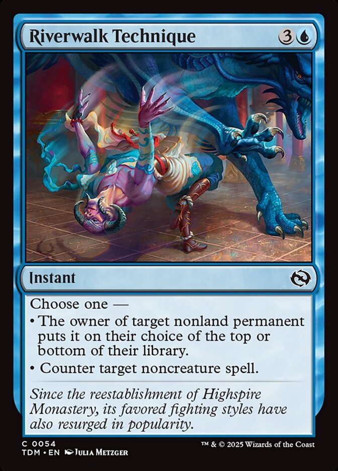 Técnica do Passo Fluvial / Riverwalk Technique - Magic: The Gathering - MoxLand