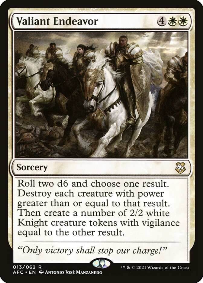 Empreitada Valente / Valiant Endeavor - Magic: The Gathering - MoxLand