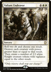 Empreitada Valente / Valiant Endeavor - Magic: The Gathering - MoxLand