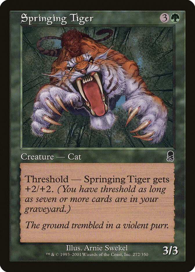 Tigre Saltador / Springing Tiger - Magic: The Gathering - MoxLand