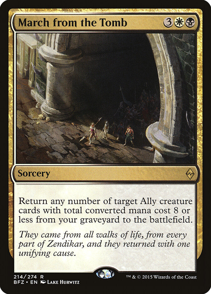 Marcha da Tumba / March from the Tomb - Magic: The Gathering - MoxLand