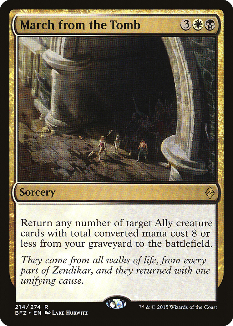 Marcha da Tumba / March from the Tomb - Magic: The Gathering - MoxLand
