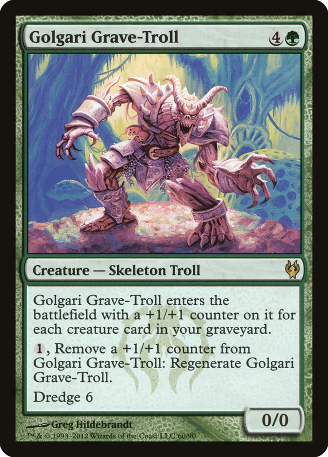 Trol de Túmulo Golgari / Golgari Grave-Troll - Magic: The Gathering - MoxLand