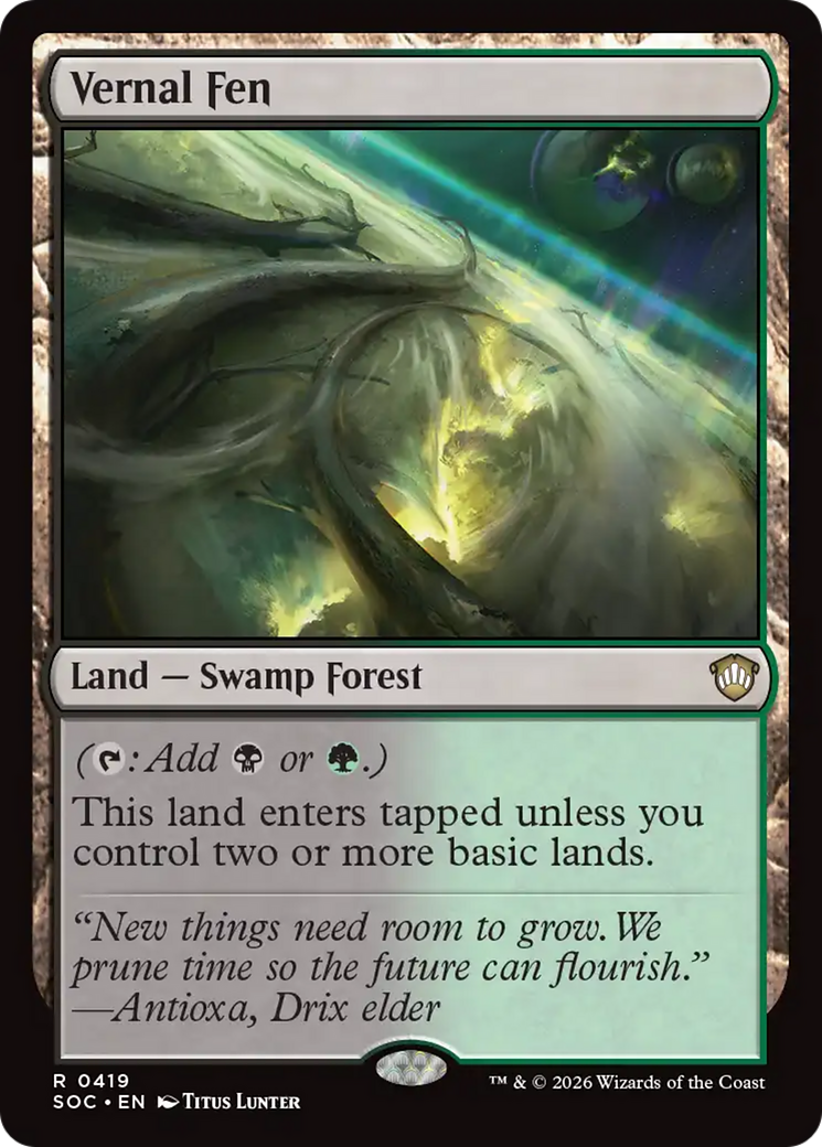 Vernal Fen - Magic: The Gathering - MoxLand