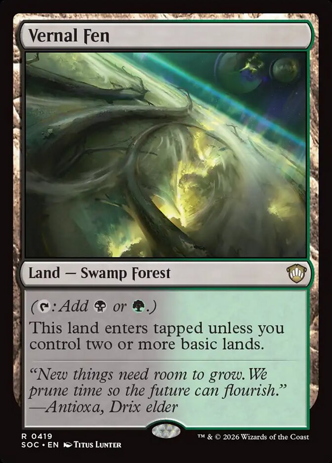 Vernal Fen - Magic: The Gathering - MoxLand