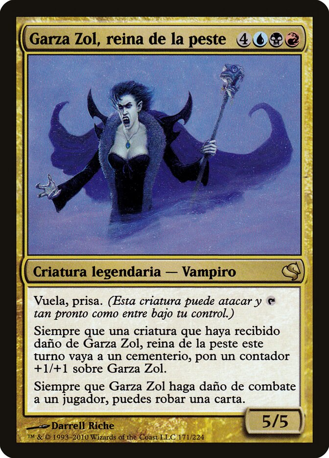 Garza Zol, Rainha da Praga / Garza Zol, Plague Queen - Magic: The Gathering - MoxLand