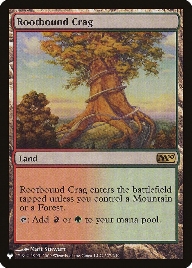 Penhasco do Raizame / Rootbound Crag - Magic: The Gathering - MoxLand