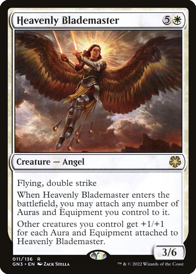 Espadachim-mestra Celestial / Heavenly Blademaster - Magic: The Gathering - MoxLand