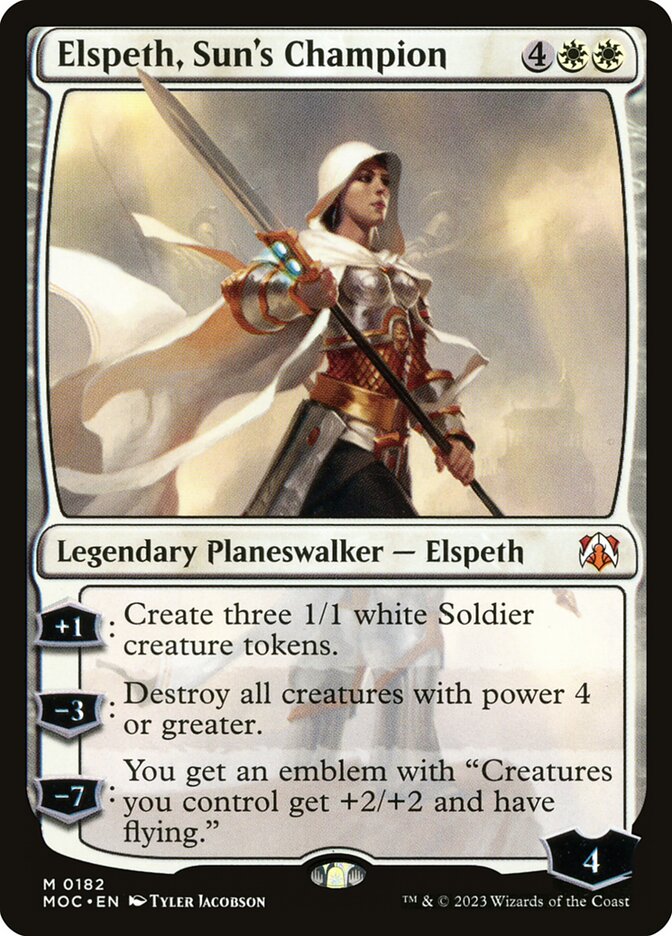 Elspeth, Campeã do Sol / Elspeth, Sun's Champion - Magic: The Gathering - MoxLand