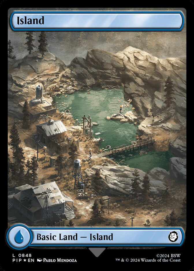 Ilha / Island - Magic: The Gathering - MoxLand