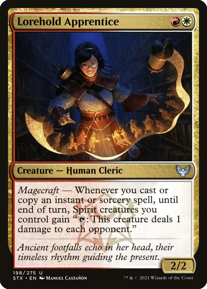 Aprendiz de Sapioforte / Lorehold Apprentice - Magic: The Gathering - MoxLand