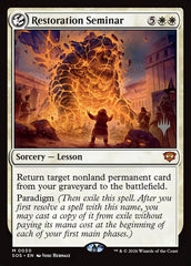 Restoration Seminar - Magic: The Gathering - MoxLand
